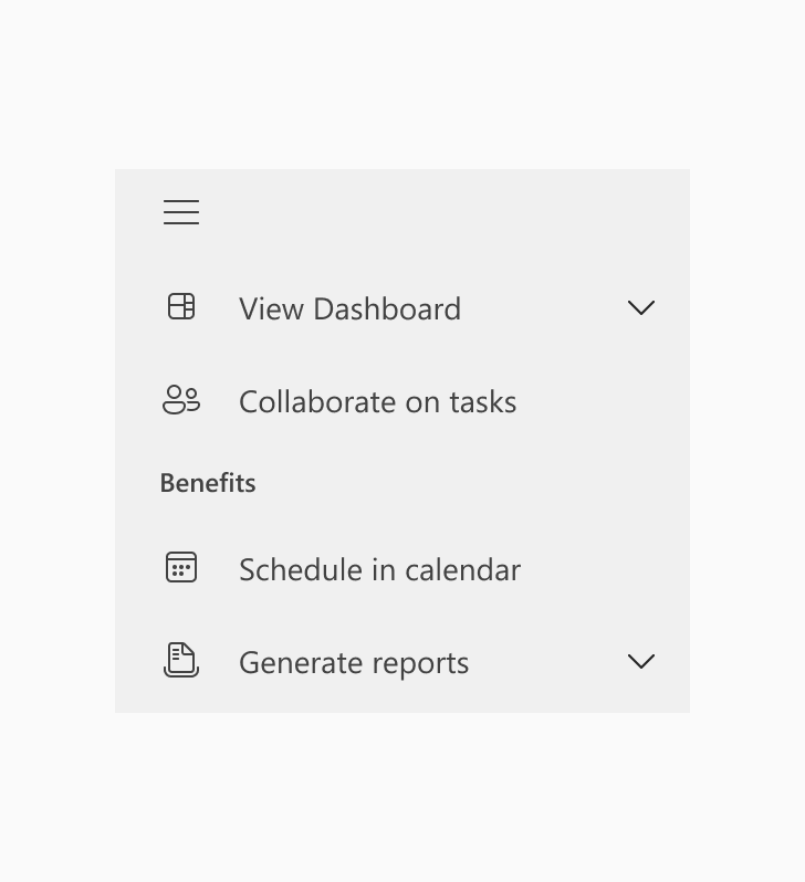 Task oriented navigation