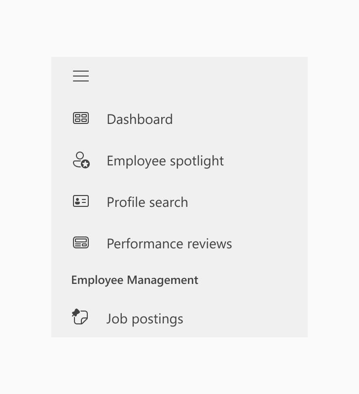 Nav with icons (recommended)